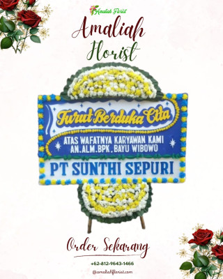 Papan Bunga Duka di Mudung Laut